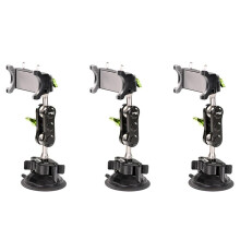 3X LanParte New Phone Holder Car Phone Holder Stabilizer Phone Selfie Stick 360 Rotating Bracket