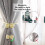 Magnetische Vorhanghalter Gold 2er-Pack 5