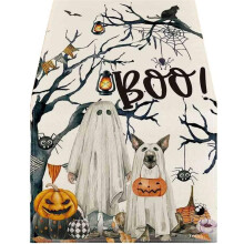 Pastoralny Obrus na Halloween Dynia Duch Czarny Nadaje Się na Halloween