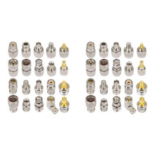 40PCS RF Coaxial Connector Kit UHF SO239 PL259 Adapter Set UHF to SMA/BNC/N/UHF/F Adapter Coax Adapter for CB Antenna
