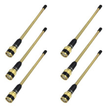 6X Antenna BNC VHF 136-174 MHz 6,8 Pollici per Radio Portatile V8 V80 V80E V82 V85