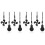 2X Ceiling Fan Pull Chain Fan Extension Chain Fan Chain Pulls Decorative 12 Inch Ceiling Fan Chain Extender Ornament C 1