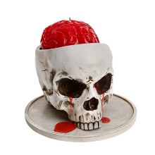 Multifunktionaler Halloween-Totenkopfbehälter, Menschlicher Totenkopf, Blumentopf, Bastel-Aufbewahrungsbehälter, Multifunktionale Heimdekoration