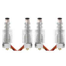 4Pcs Durable V5 J Hotend Extruder Hot 0.4mm 3D Printer Parts for I3 Mega 3D Printer for 1.75mm Filament