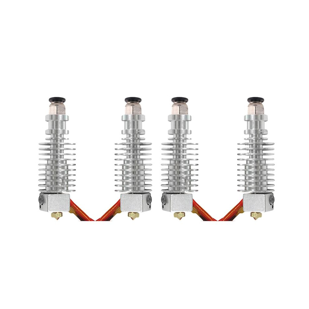 4Pcs Durable V5 J Hotend Extruder Hot 0.4Mm 3D Printer Parts For I3 Mega 3D Printer For 1.75Mm Filament 6032661142267
