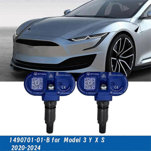 2 Stück Bluetooth-TPMS-Sensor 1490701-01-B für Tesla Model 3 YXS 2020-2024 Reifendrucksensor Monit 1
