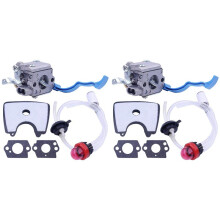 2X Carburetor with Air Fuel Filter Tune for 125B 125BX 125BVX Leaf Blower for Zama C1Q-W37 581798001