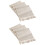 2X Cotton Linen Fringe Table Runner,Woven Decorative Table Runners, Macrame Table Runner for Kitchen Decor 13X70Inch 1