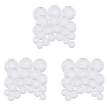60 Pack Chinese Round White Paper Lantern,Paper Lanterns Hanging Lanterns Wedding Party Decorations