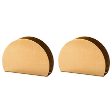 2X Nordic Home and Wedding Decoration Table Napkin Holder Rack Gold Plated Stainless Steel Storage Holder