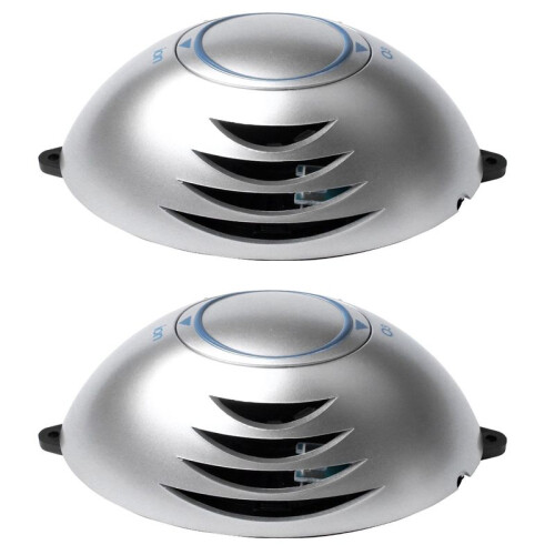2X Car Air Refresher Purifier Oxygen Bar Ionizer Ozonizer Ozone Disinfector Sterilizer Deodorizer for Auto