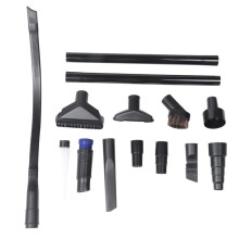13PCS Universal Vacuum Attachment Kit Wet Dry Plastic Vacuum Hose Adapter 1-1/4inch Vacuum Cleaners with Hair Brush