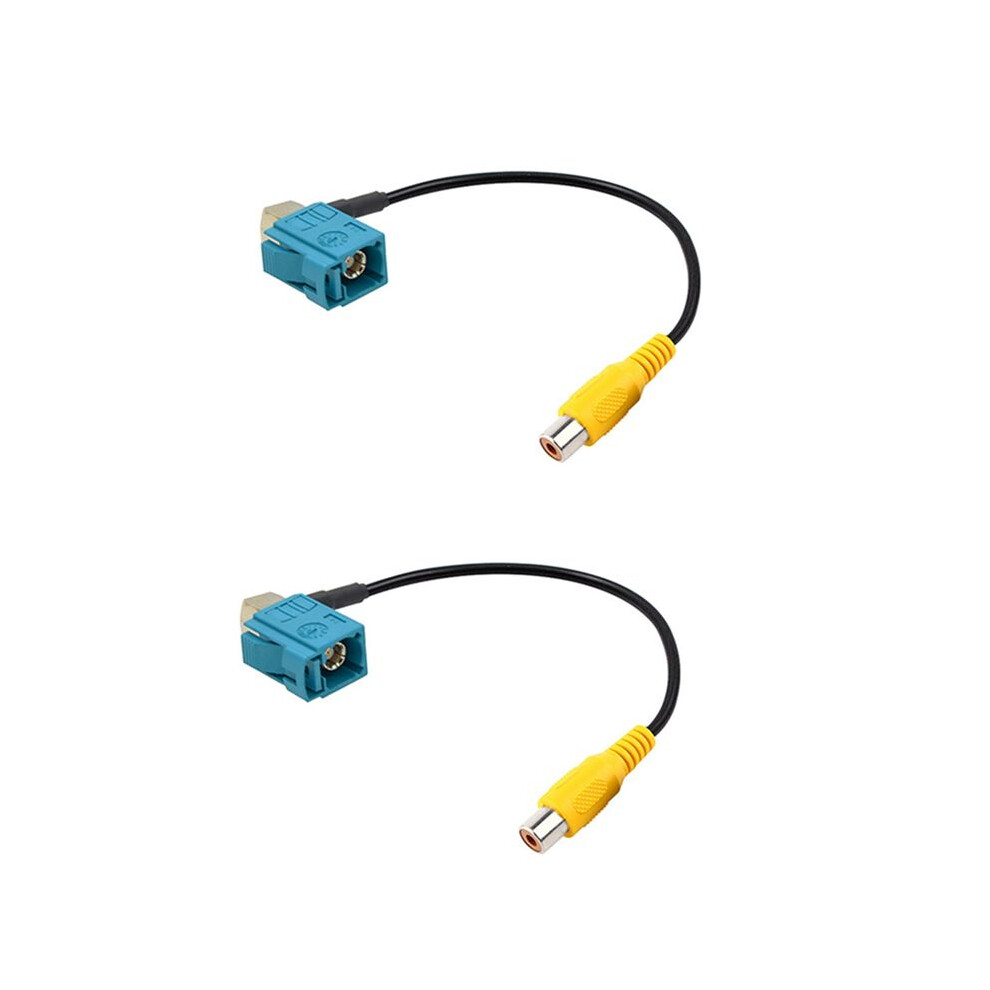 Фото - Bluetooth-адаптер Torribaly 2X Fakra z ŻEńSki na RCA ŻEńSki Adapter Kabla Wideo Samochodowe Cofanie Kamera Cofania Kable Adaptera do (B)