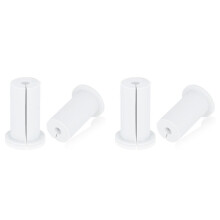 4Pcs Cable Routing Kit for Starlink, Cable Feed Through Bushings for 1Inch Wall Hole, Ethernet Cable Wall Grommet,White