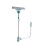 Water Sprays Window Mesh Screen Brush Window Cleaner Wiper Telescopic Long Handle Mop Squeegee Cleaning Tool 1