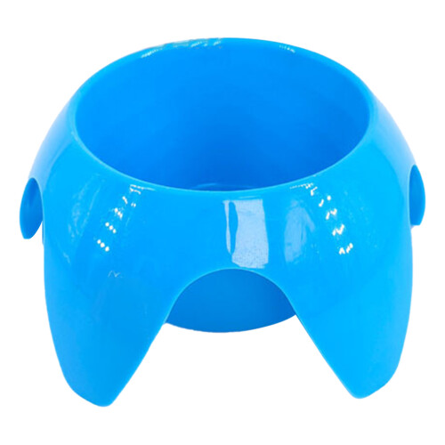 Porte-gobelets de plage en plastique bleu 1