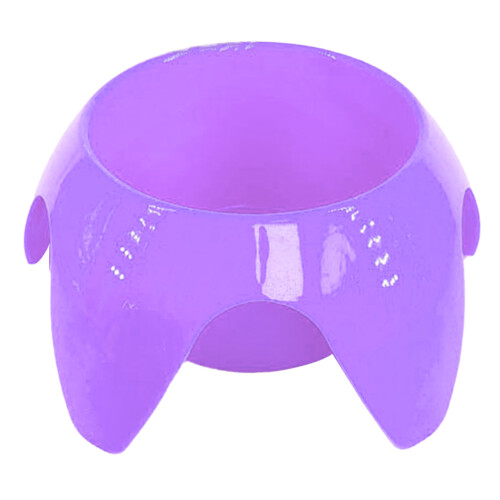 Beach Plastic Cup Holder for Drinks Snacks Sunglasses Phone Purple 2