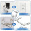 10-Pack Outlet Adjustment Plate Spacers - Durable, Self-Leveling Electrical Socket Extenders for Une 3