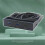 Painel frontal para compartimento de disquete de 3,5 polegadas para desktop com 2 portas USB 3.0 Tipo A e conector Tipo C de 20 Gbps para PC. 5
