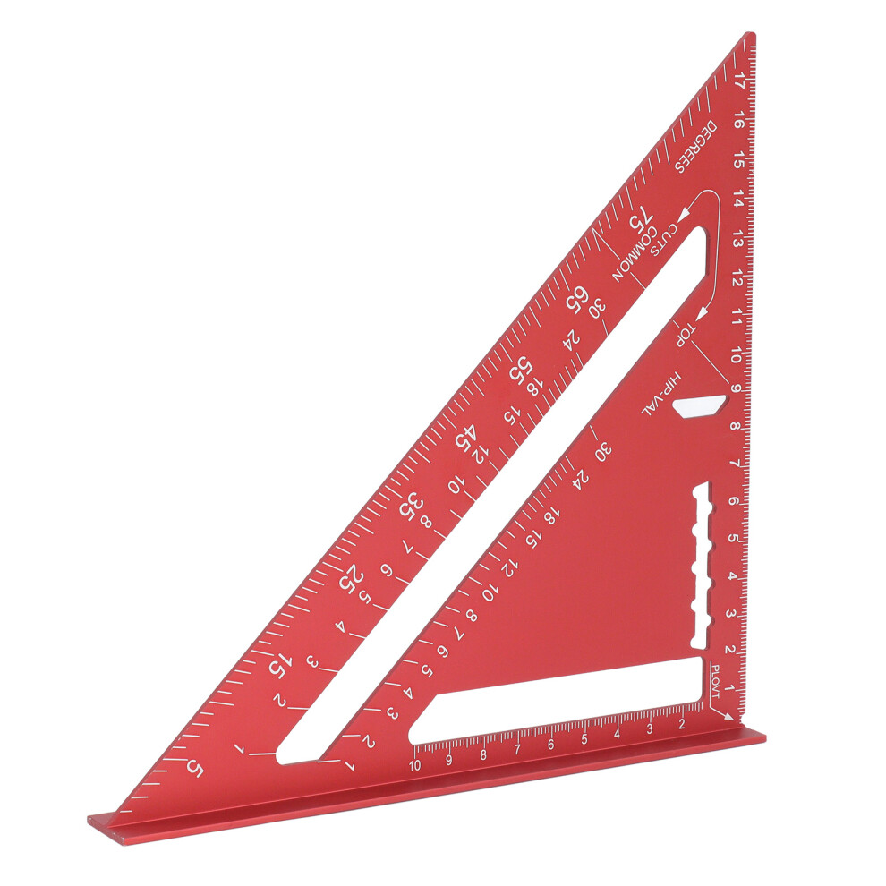 Double Scale Aluminium Rafter Square, 7 Inch