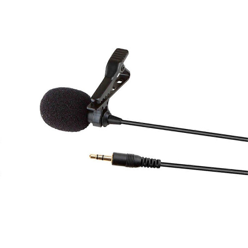 2Pcs Lavalier Lapel Microphones 3.5mm Connector Lavalier Microphone for Cameras/Desktop Computers/So 2