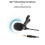 2Pcs Lavalier Lapel Microphones 3.5mm Connector Lavalier Microphone for Cameras/Desktop Computers/So 4