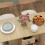 Homcom HOMCOM Folding Dining Table for 4-6 Drop Leaf Table on Wheels Natural Wood 8