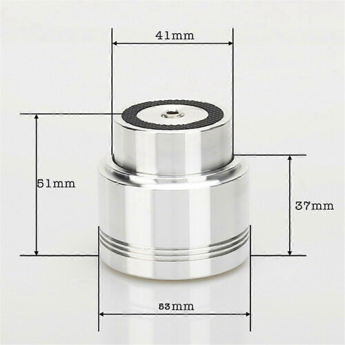 4PCS Speaker Feet Float Speaker Amplifier Stand Spikes DISCS Turntable CD Player Computer Base Feet-53x51mm 2
