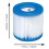 6Pcs Pool Filter Cartridges 89x79x45Mm Replacement Swimming Pool Filter for Pool Filter Pump Cleaner 8