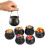 72 Pack Plastic Black Witch Candy Bowls Cauldrons,Pot with Handle ,for Halloween, Easter, St Patrick's Day Party Favors 3