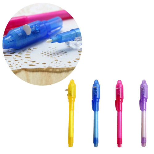 8Pièces Uv Multicolores Pour Messages Secrets Et
