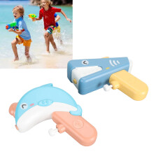 2pcs Kids Water Toy Cartoon Dolphin Leakproof Water Launcher Outdoor Fun