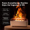 300ml  Volcanic Lava Essential Oil Aroma Diffuser Machine Small Household USB Fragrance Diffuser Flame Humidifier A 3