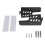 4X Tablet PC Mobile Phone Wall Mount Holder Dual Card Slot Mobile Phone Bracket Adjustable Angle 4