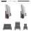 4X Tablet PC Mobile Phone Wall Mount Holder Dual Card Slot Mobile Phone Bracket Adjustable Angle 6