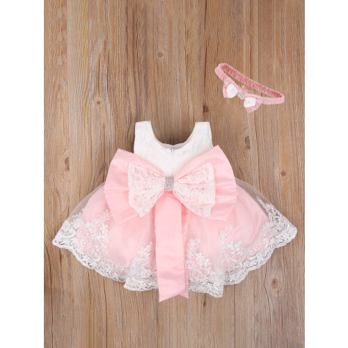 (18-24 Months, Pink) Robe pour bébé fermeture éclair. 1