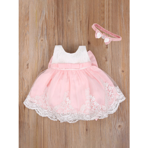 (3-6 Months, Pink) Robe pour bébé fermeture éclair. 2