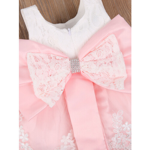 (12-18 Months, Pink) Robe pour bébé fermeture éclair. 2