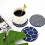 12Pcs Drink Coasters,Round Silicone Rubber Cup Pad with Storage Box,Suitable for Bar, Table Decoration, Protect Desktop 5