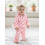 (18-24 Months, Pink) Σετ πιτζάμας σατέν με φιόγκο. 4