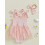 (12-18 Months, Pink) Macacão infantil para a cabeça. 6