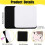 105 Pieces Square Sublimation Coaster Sublimation Blank Cup Mat Blank Rubber Coasters for DIY Home Kitchen Decor 7
