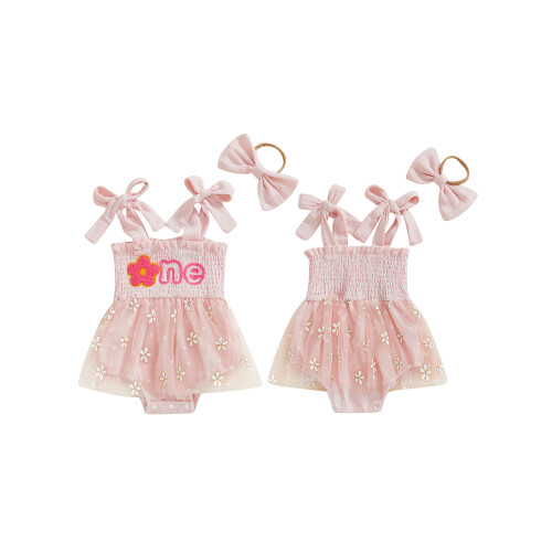 (6-12 Months, Pink) Macacão infantil para a cabeça. 1