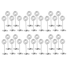 30Pcs Swirl Table Number Photo Holder Stands for Weddings Party Gatherings