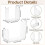 Horn Mount, Four Piece Assembly Kit, Drill Free Trophy Display, Floating  Shelf Riser, Home Decor Accessory 3