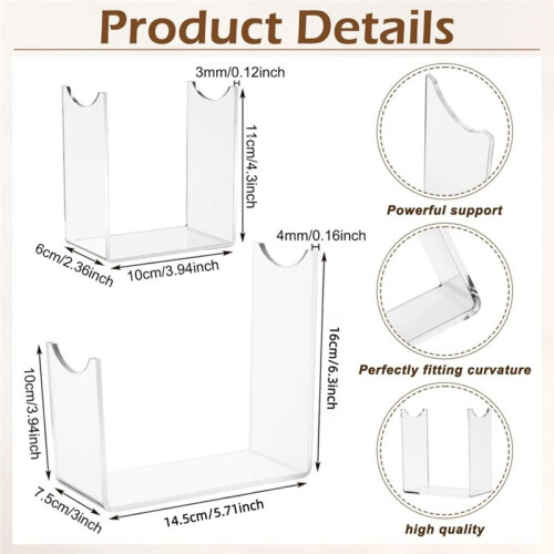 Horn Mount, Four Piece Assembly Kit, Drill Free Trophy Display, Floating  Shelf Riser, Home Decor Accessory 2