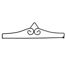 6Pcs Garden Flag Wall Hanger Powder Coated Iron Banner Holder Bracket for Flags Calendar Towels Decoration