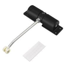 180 Degree Automatic Door Closer Metal Adjustable Heavy Duty Safety Spring Silence Convert Hinged Do