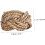 8pcs Handmade Woven Napkin Rings Decorative Holders for Dining Table Party Wedding Holiday Event Table Setting Rustic 9