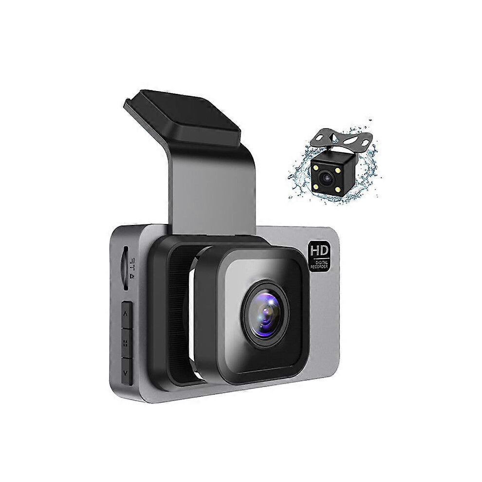 1080P Hd Car Dash Camera,Front And Rear Wifi Dash Cam With 3Inch Ips Screen,Night Vision,Parking Mon 3089006939856